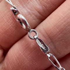 Vintage Sterling Silver 925 Stamped Necklace Pendant Chain 5.50g Women’s Jewelry