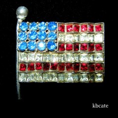 VTG 1940s Sterling Silver Enamel Nautical Flag Sweetheart Bracelet WWII