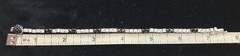 Vintage Black Onyx & Cubic Zirconia Stunning SIlver tone Tennis Bracelet 6.75″
