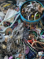 3 Lbs Pounds Unsorted Huge Lot Jewelry Vintage Now Junk Art Craft Treasure Fun