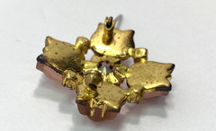 Mid‑Century Satin‑Frost Tulip Brooch Rare Boutique Floral AB Firestone Center