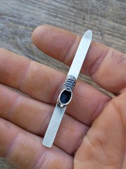 Vintage Beau Sterling Silver Ski Pin 7.43 Grams