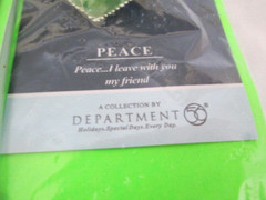 Set of 3 Jim Shore Dept 56 Pin Brooch HOME FAITH PEACE New in Pkgs