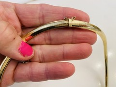 Stunning Vintage 14k Gold Omega Necklace Collar 17.75″ 39 grams
