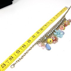 Multicolor Statement Necklace Layered Boho Bib Charm Flowers Eclectic Colorful