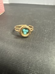 Vintage AVON Robins Nest Girls Free Size Ring New In Box