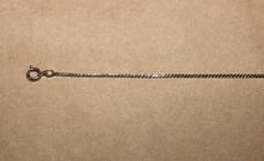 Vtg Sterling Silver 925 Serpentine Chain Link Bracelet 6.5″ (2g) 2mm Wide-Signed