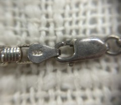 Vintage 36in 925 Sterling Silver Box Chain Necklace