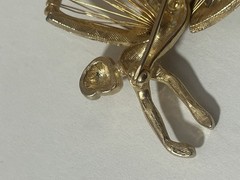 Natacha Brooks Ballerina Brooch – signed – Rare Variation – Anna Pavlova