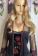 🔥Vintage Style Red Bib Necklace Earrings Set Not Signed (was $110.)