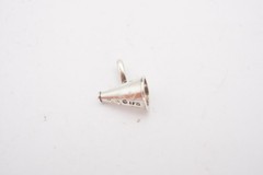 Vintage Sterling Silver 925 Bull Horn Pendant