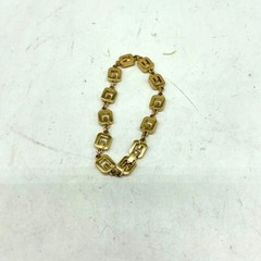 Givenchy G Logo Gold Bracelet Bangle Chain Accessory Used