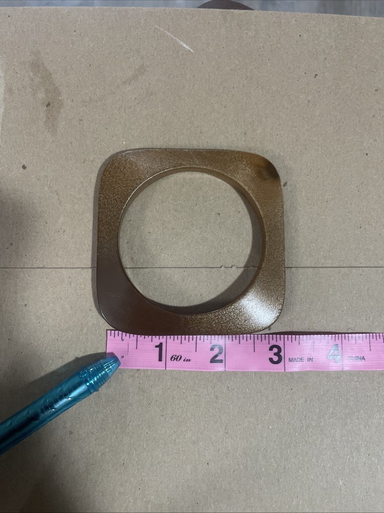 Vintage Wooden Bangle Bracelet Wood Boho Artisan Jewelry – Beveled Edge