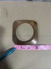Vintage Wooden Bangle Bracelet Wood Boho Artisan Jewelry – Beveled Edge