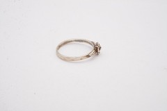 Vintage Sterling Silver 925 Flower Ring Size 6.25