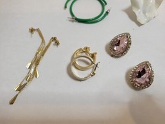 Vintage Pierced Earring Lot 40+ Pairs Of POST ONLY Assorted Colors & Sizes #1