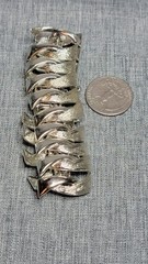 Pegasus Coro Silver Tone Bracelet Fold Over Clasp