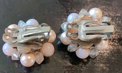Vintage Lot of Costume Jewelry *Pins,Earrings,Ring,Necklace,and bottle of Beads