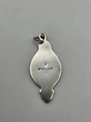 925 Vintage Sterling Silver Viking Ship Charm Or Pendant