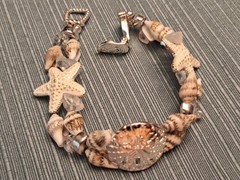 Vintage Girls Bracelets Ocean Theme Costume Dress Up Jewelry Lot Of 4