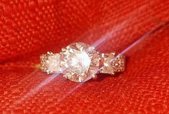 Vintage Lady’s 2.85ct Natural Diamond 5.35 TCW Platinum 900 Engagement Ring