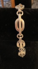 Vintage Heavy Sterling Silver Oval Link Bracelet 31+ grams