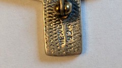 Vintage Mexico 925 Sterling Silver Modernist Tree Brooch Christmas Pin 1.5” 7g