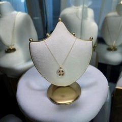 Natural Multi Gemstone Diamond Center Pendant 925 Silver Gold Plated Circle
