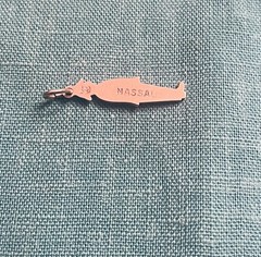 Fine Enamel 10k Gold Charm Bahamas Nassau Traffic Policeman Vintage 1970 Retro !