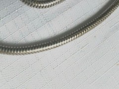 Vintage Silver Tone Necklace 15 Inches. As Pictured
