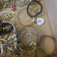 Mixed Lot Of Vintage Retro Jewerly Earrings Bracelets
