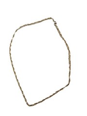 Vintage Necklace Gold Chain Collar Costume Semi Chunky