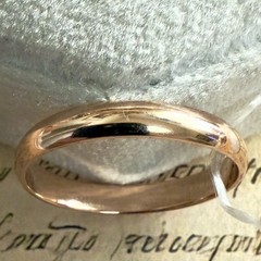 Size 9.75 – 14K 585 Rose Gold Ring -Vintage East European #1858