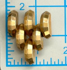 Vintage 1/20 14K Gold Geometric Hobé Pin, Signed