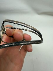 Vintage Taxco Mexican Sterling Silver Bracelet Abalone