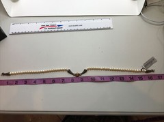 Judith Jack Sterling Silver Marcasite, Pearl and 14KT Gold necklace RARE 3