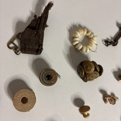 Varied Lot of Vintage Collar Buttons & Studs. Costume, Jewelry, And More.