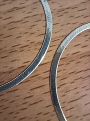 Vtg 925 Italy Sterling Silver 2.5 mm Herringbone 30″ Necklace opera length