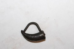 Vintage Davy Crockett Horn-Shaped Silver Tone Classic Retro Charm Pendant