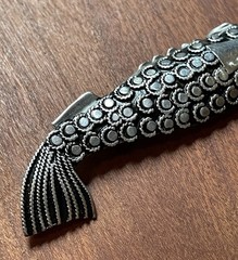 Beautiful Vintage Solid 925 Sterling Silver Fish Brooch / Pin