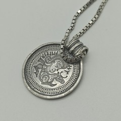 Vintage David Andersen Norway Sterling Silver 925 Pendant Necklace 24″
