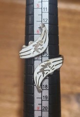 Large SIAM LOT Panel Bracelet Earrings Brooch Ring Niello Dancer Sterling 925