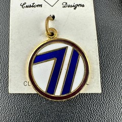 Vintage Cloisonne Enamel Pendant Lot LG Heavy Medallions Puffy Peacock WWII 71st