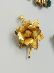 Vintage & Costume Jewelry Lot Coro Mode Art Trifari 1928 ART Rhinestone +