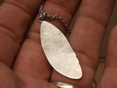 VTG Sterling Silver Southwest Symbol Pendant Signed HGR 880 Chain Necklace 9.6gr