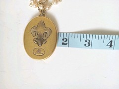 John Wind Maximal Art Romance Cupid Valentine Large Pendant Necklace
