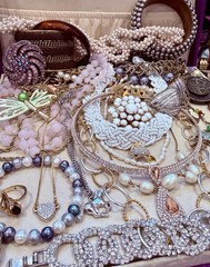 Vintage Estate Costume Jewelry Lot! AVON, MONET and more!