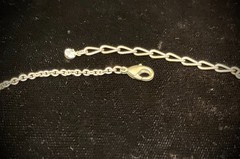 Clear Rhinestone Y Drop Necklace, 16 in. + 3.5 in. Marqui Drops