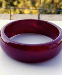 Vintage French Bakelite Bracelet, 41g