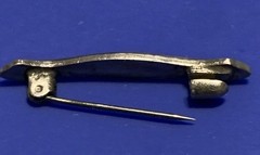 Vintage Art Deco Petite 1.2” Guilloche Enamel Brooch Delicate Lightweight Beauty